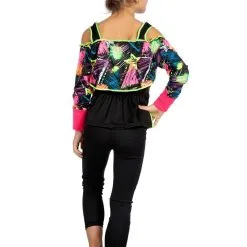 Spetterend Neon 80s Aerobics Meisje Kostuum -80s Kleding Winkel wlb2020 3273 3 13