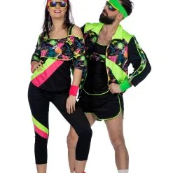 Spetterend Aerobic Neon 80s Kostuum Vrouw -80s Kleding Winkel wlb2020 4273 4 11