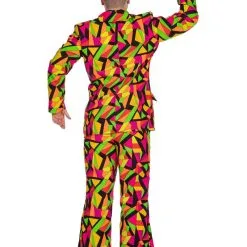 Geometrische Lijnen Fout Pak Man -80s Kleding Winkel wlb2020 5618a 3 15