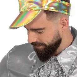 Metallic Gouden Hologram Zonneklep