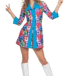 Seventies Block Party Particia Vrouw Kostuum